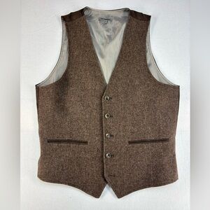 Johnston & Murphy Brown Tweed Vest